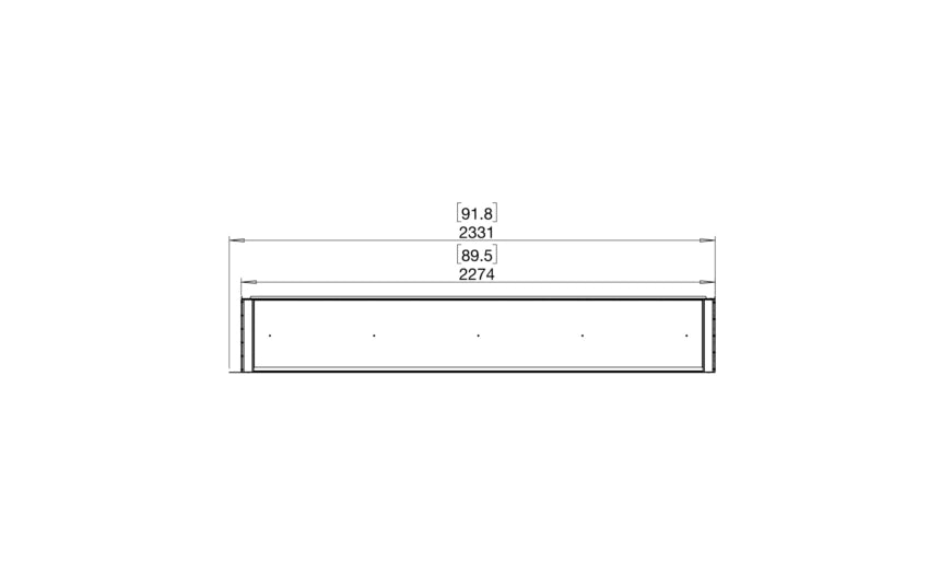 EcoSmart Fire Flex 86RC Right Corner Fireplace Insert