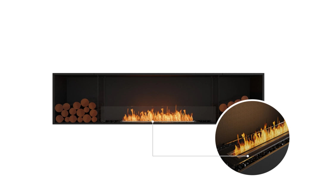 Flex 86SS.BX2 Single Sided Fireplace Insert