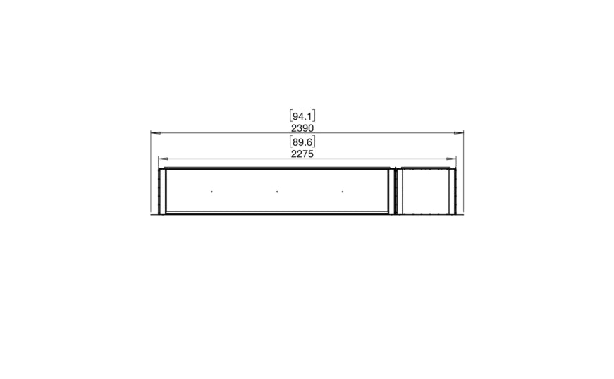EcoSmart Fire Flex 86SS.BXR Single Sided Fireplace Insert