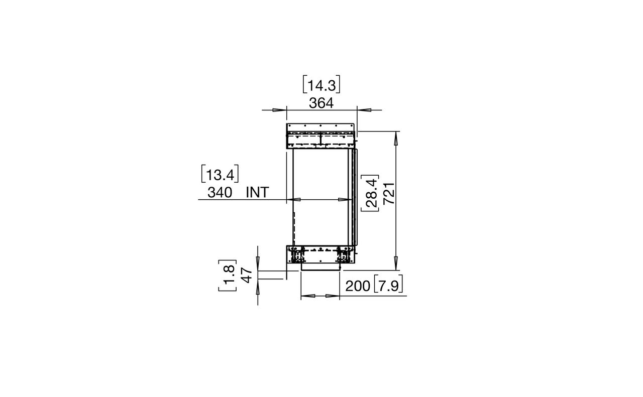 Flex 104BY.BXR Bay Fireplace Insert