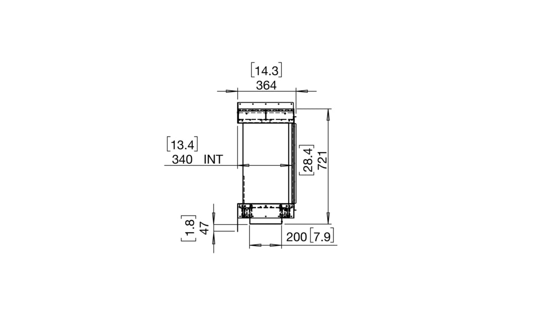 Flex 104BY.BX2 Bay Fireplace Insert