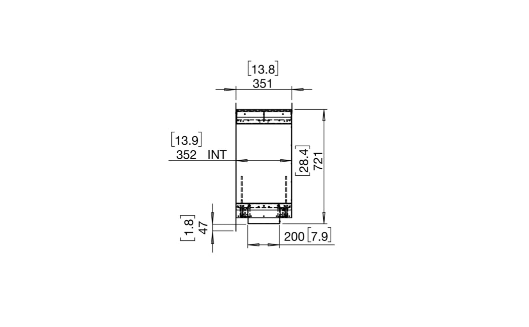 Flex 104DB.BX2 Double Sided Fireplace Insert