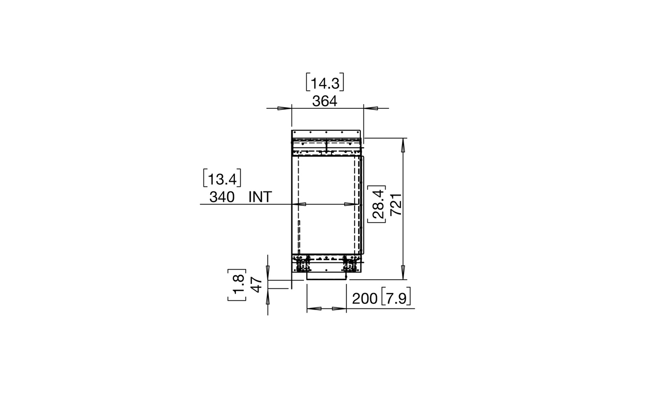 Flex 104LC Left Corner Fireplace Insert