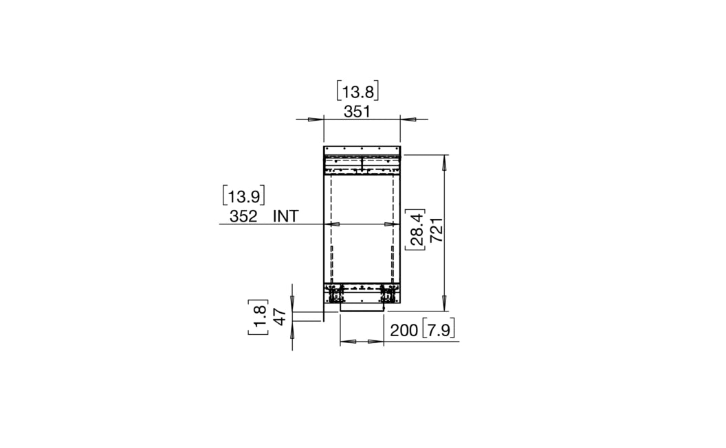 Flex 104PN.BX2 Peninsula Fireplace Insert