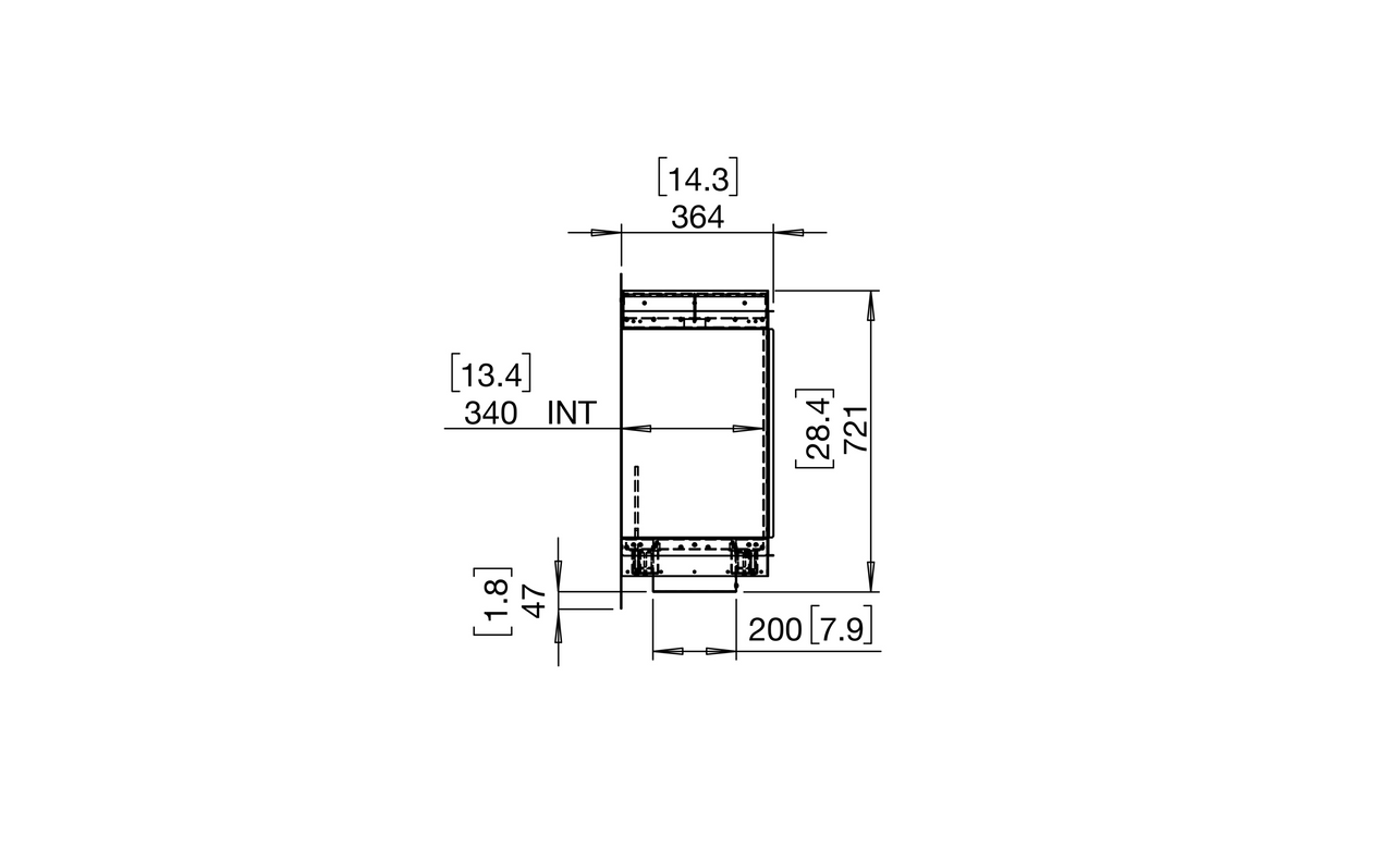 Flex 68SS.BXL Single Sided Fireplace Insert