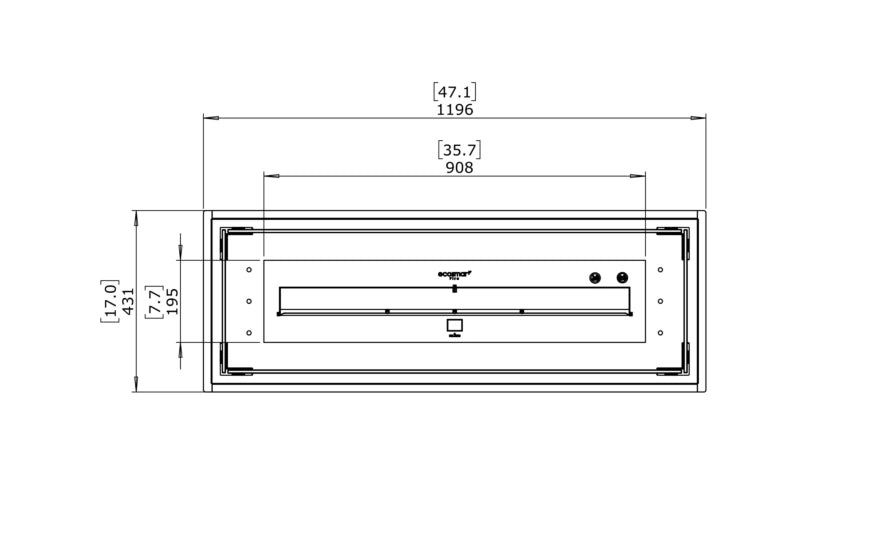 Linear 50 Fire Pit Kit