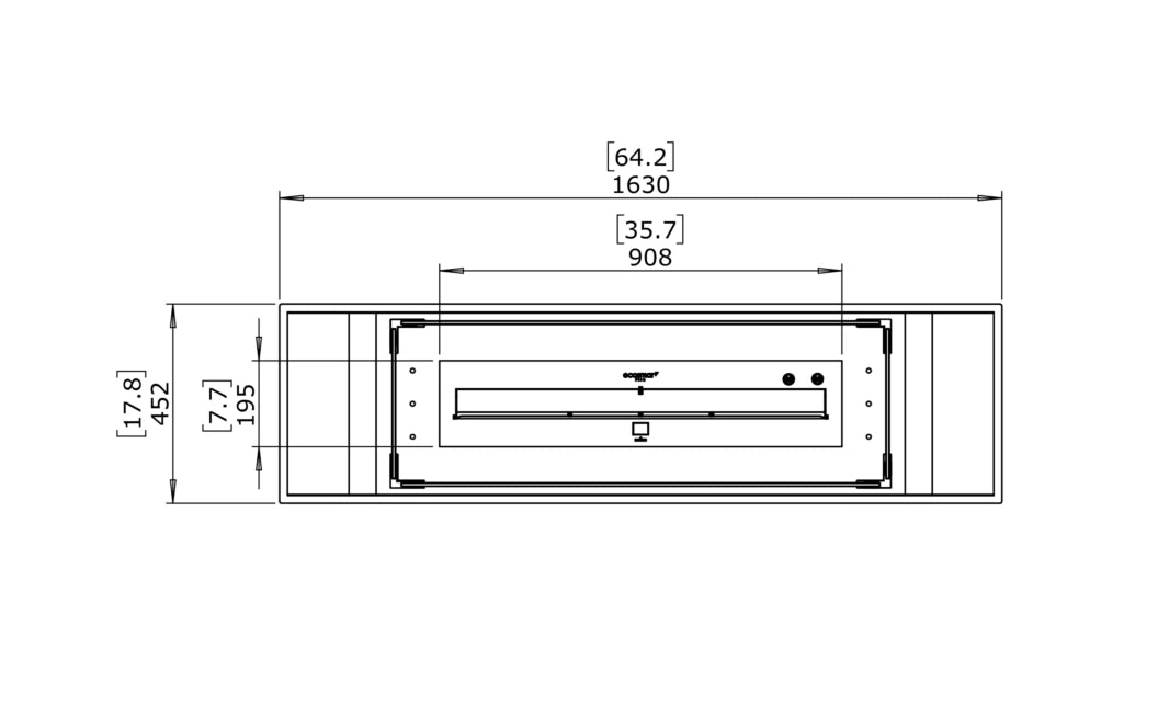 Linear Curved 65 Fire Pit Kit