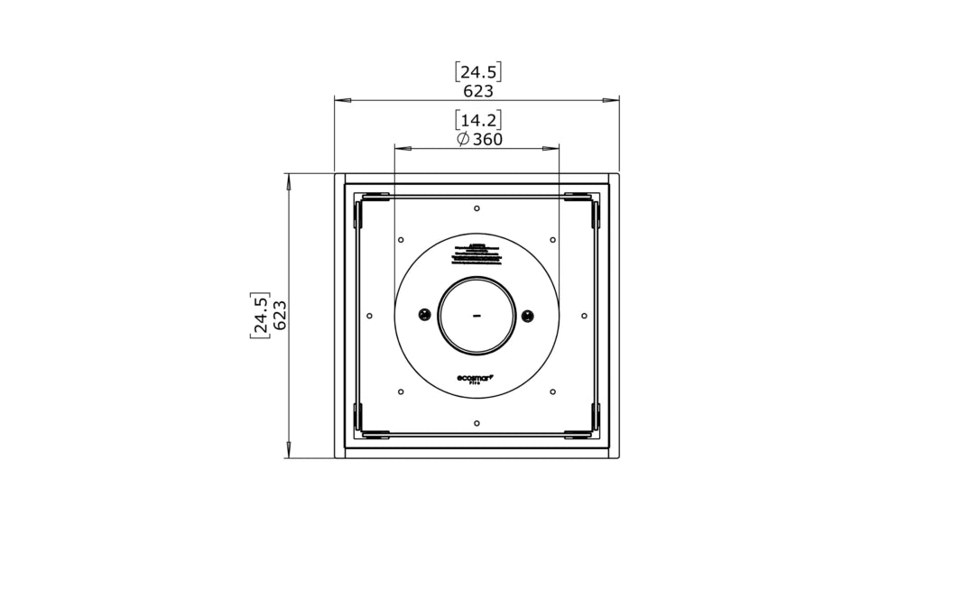 Square 22 Fire Pit Kit