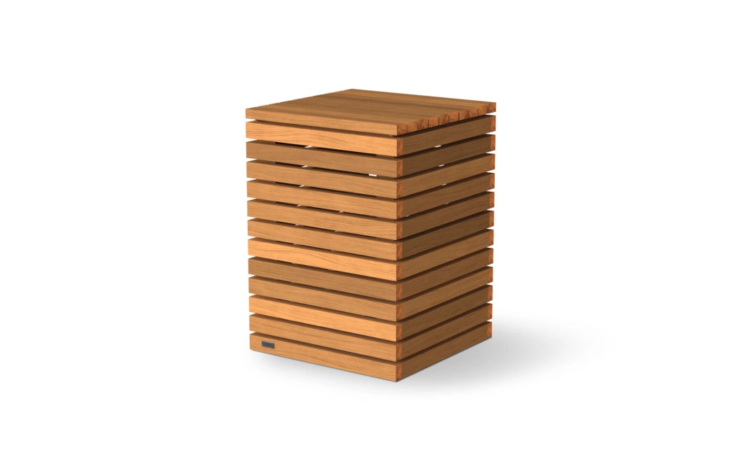 EcoSmart Fire Tank Stool - Teak