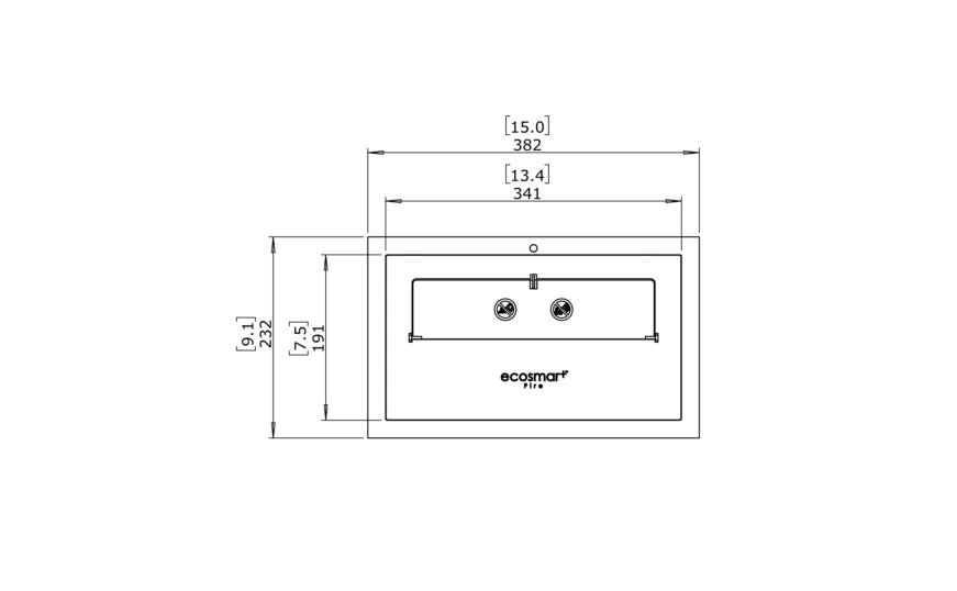 EcoSmart Fire XS340 Ethanol Burner