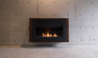 Thumbnail for Firebox 1100CV Black Curved Fireplace Insert