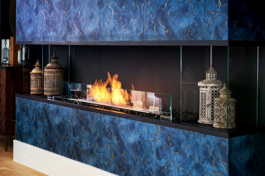EcoSmart Fire Flex 122BY.BXL Bay Fireplace Insert