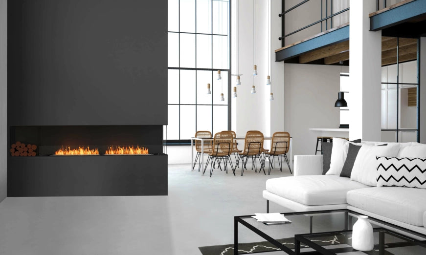 EcoSmart Fire Flex 78RC.BX2 Right Corner Fireplace Insert