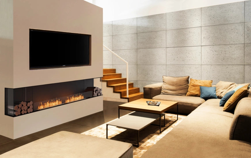 EcoSmart Fire Flex 122BY.BXR Bay Fireplace Insert