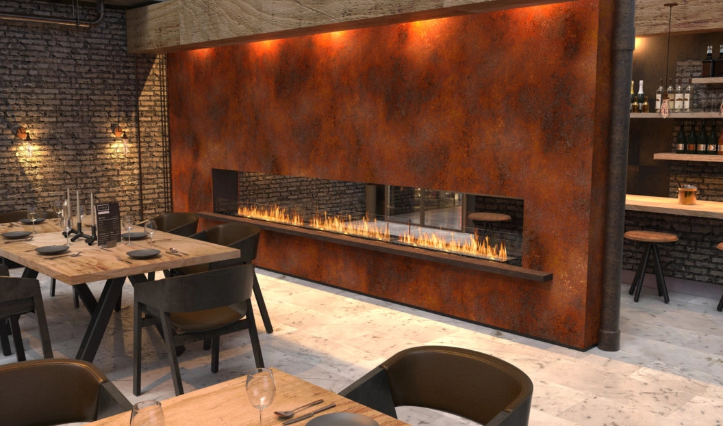 EcoSmart Fire Flex 104DB.BX2 Double Sided Fireplace Insert