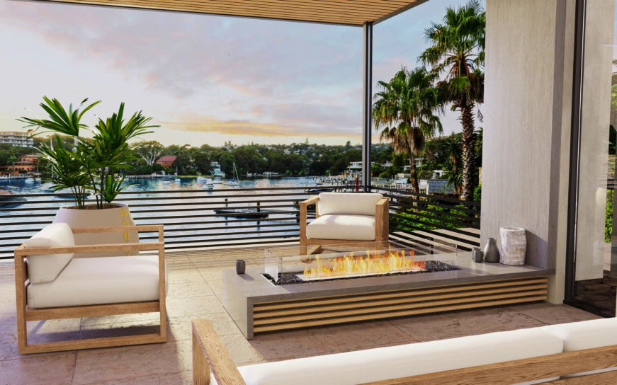 EcoSmart Fire Flex 86BN Bench Fireplace Insert