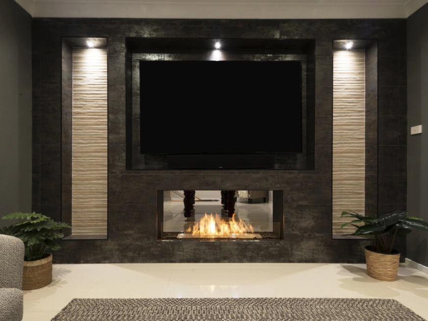 EcoSmart Fire Flex 104DB.BX2 Double Sided Fireplace Insert