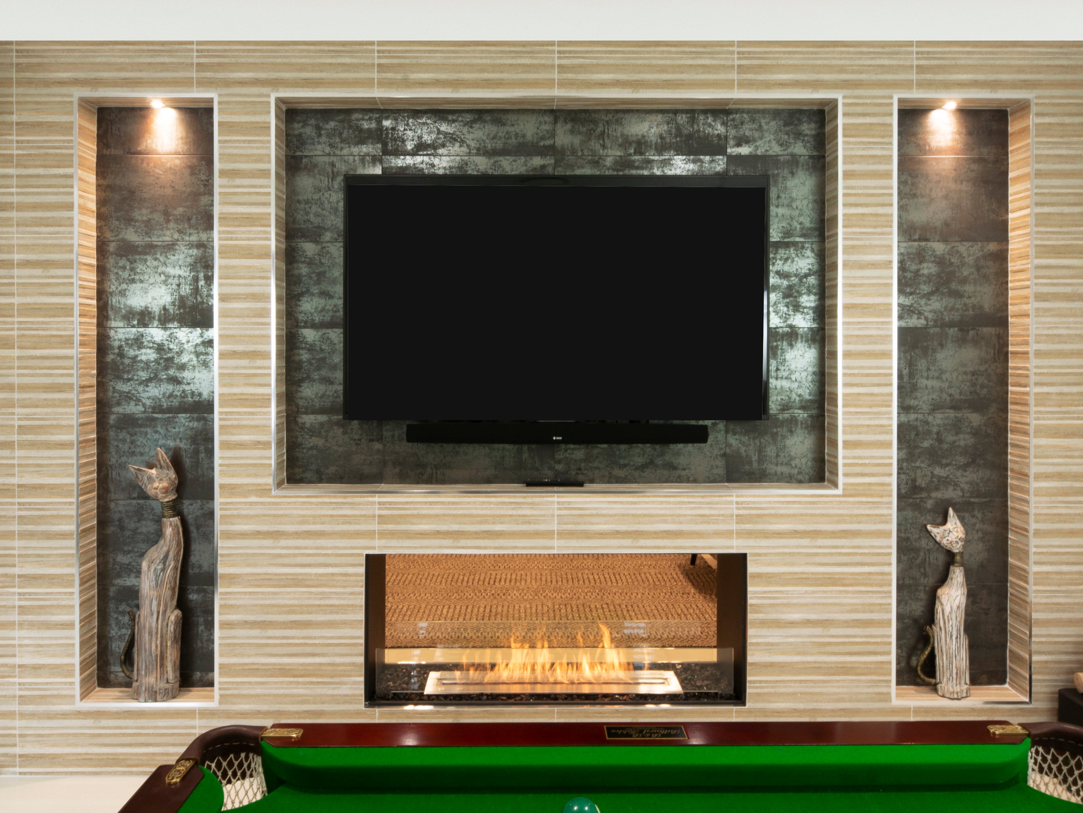 EcoSmart Fire Flex 104DB.BX1 Double Sided Fireplace Insert