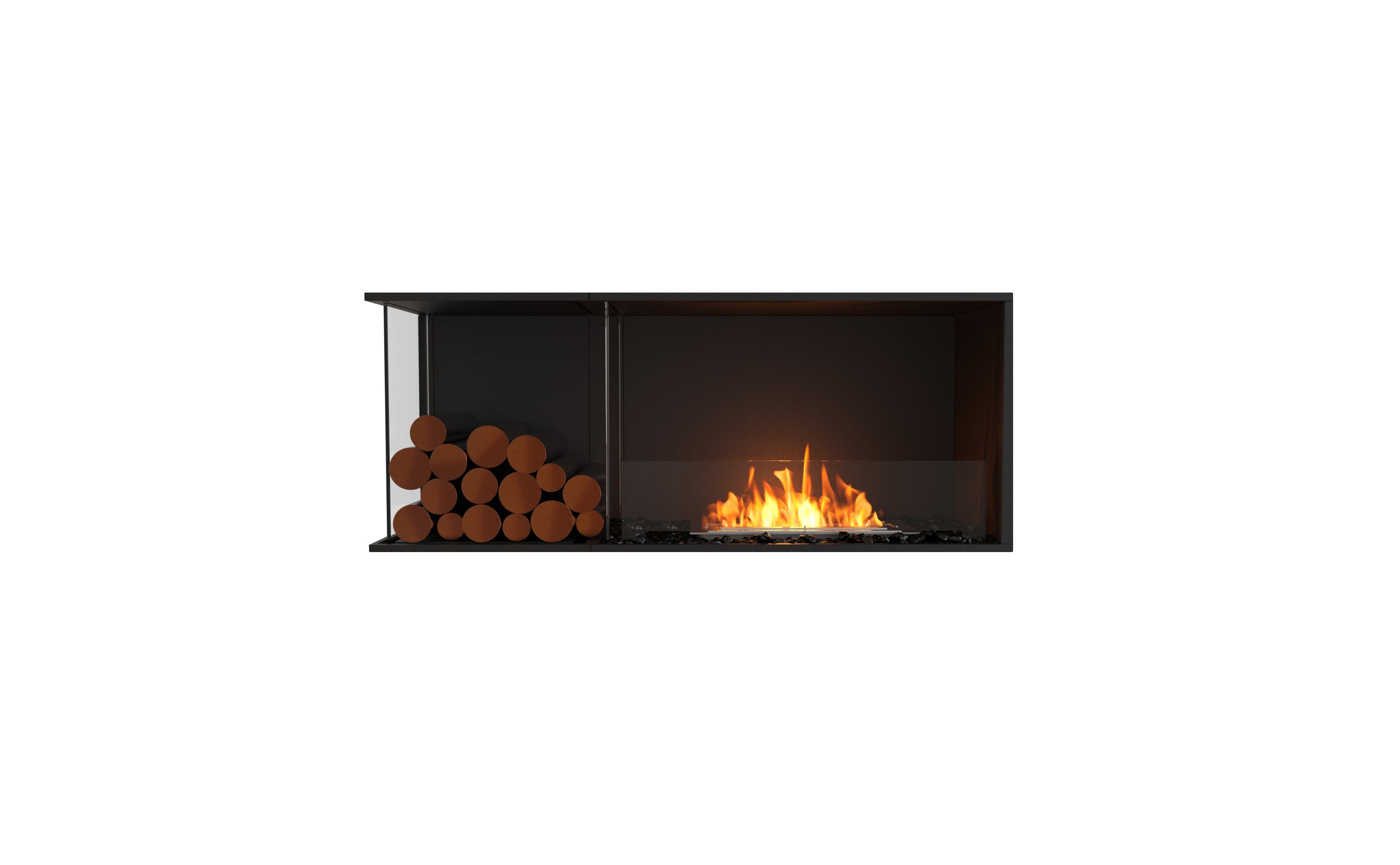 EcoSmart Fire Flex 50LC.BXL Left Corner Fireplace Insert
