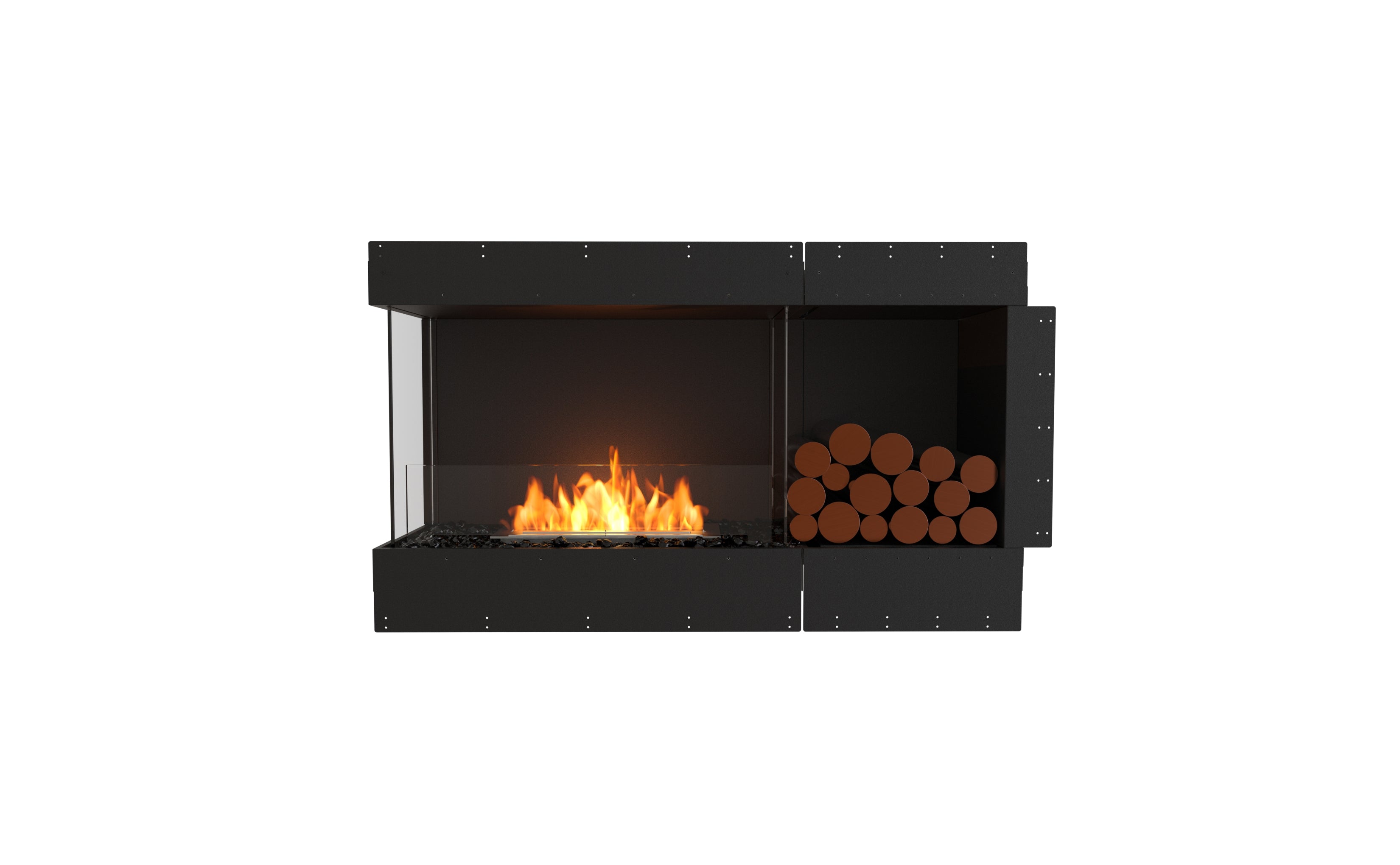 EcoSmart Fire Flex 50LC.BXR Left Corner Fireplace Insert