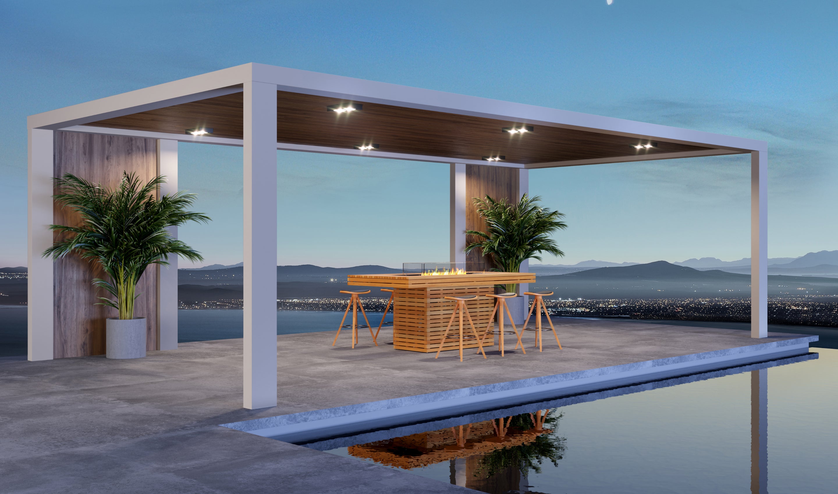 Gin 90 (Bar) Fire Pit Table