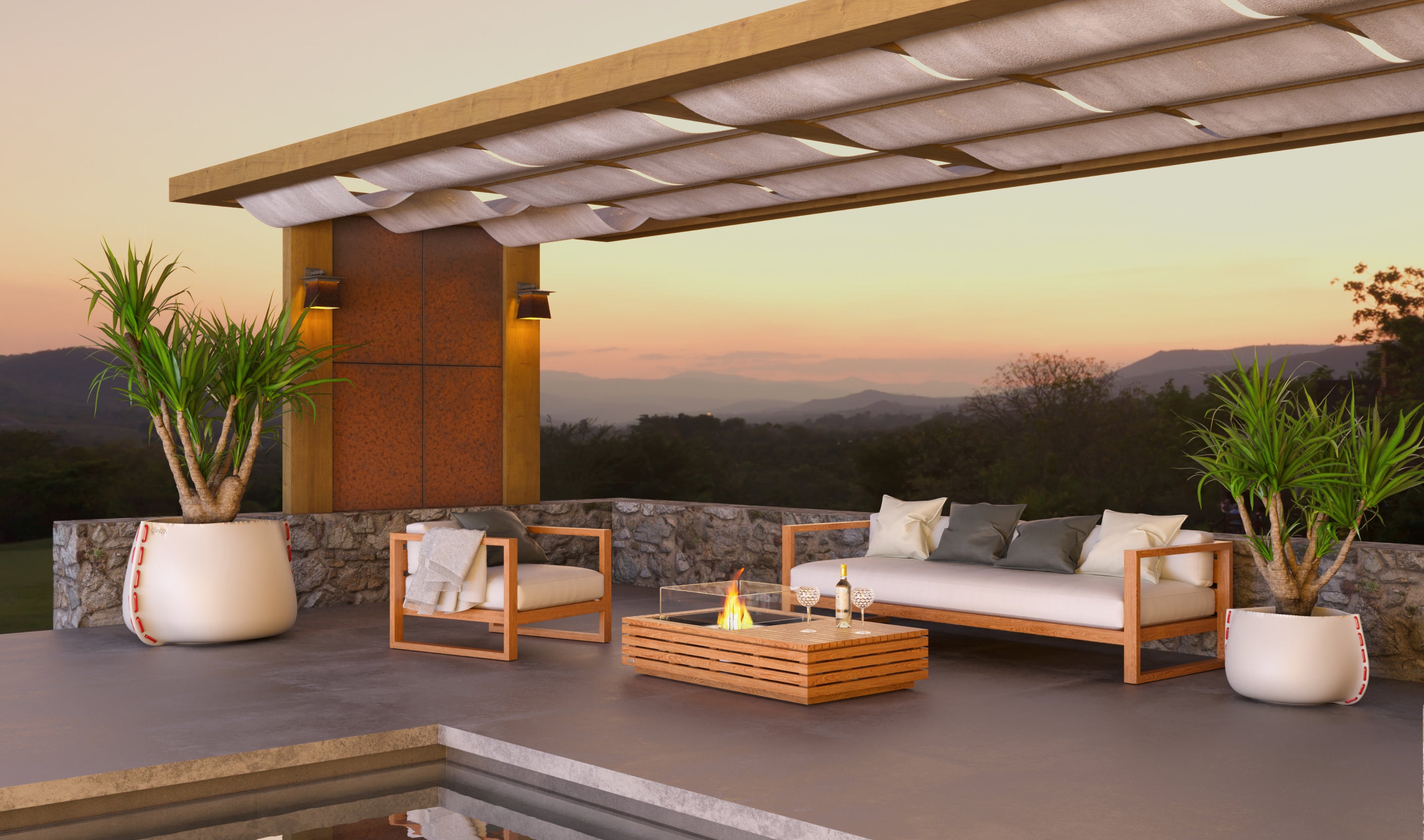 EcoSmart Fire Manhattan 50 Fire Pit Table