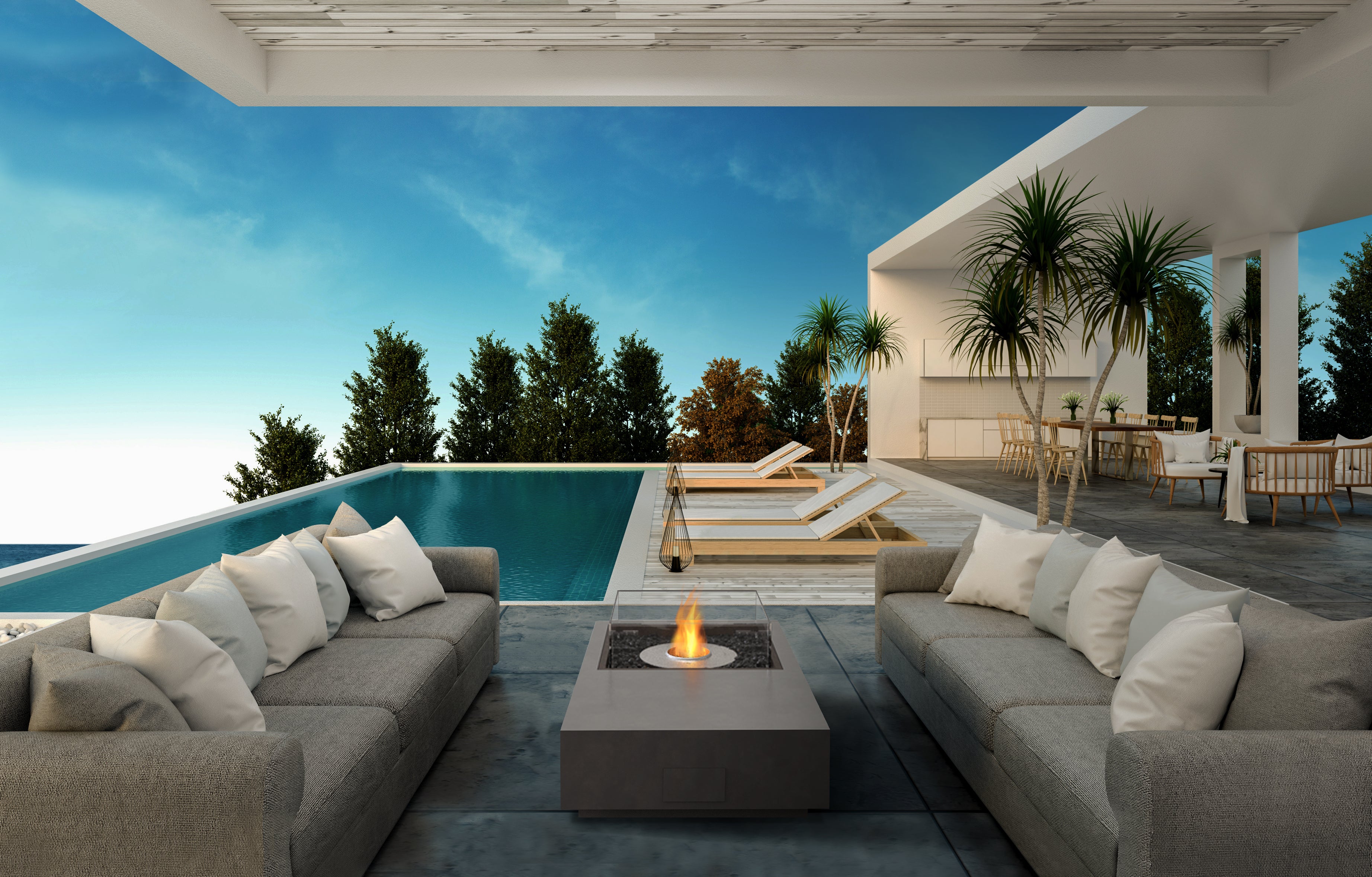 EcoSmart Fire Manhattan 50 Fire Pit Table