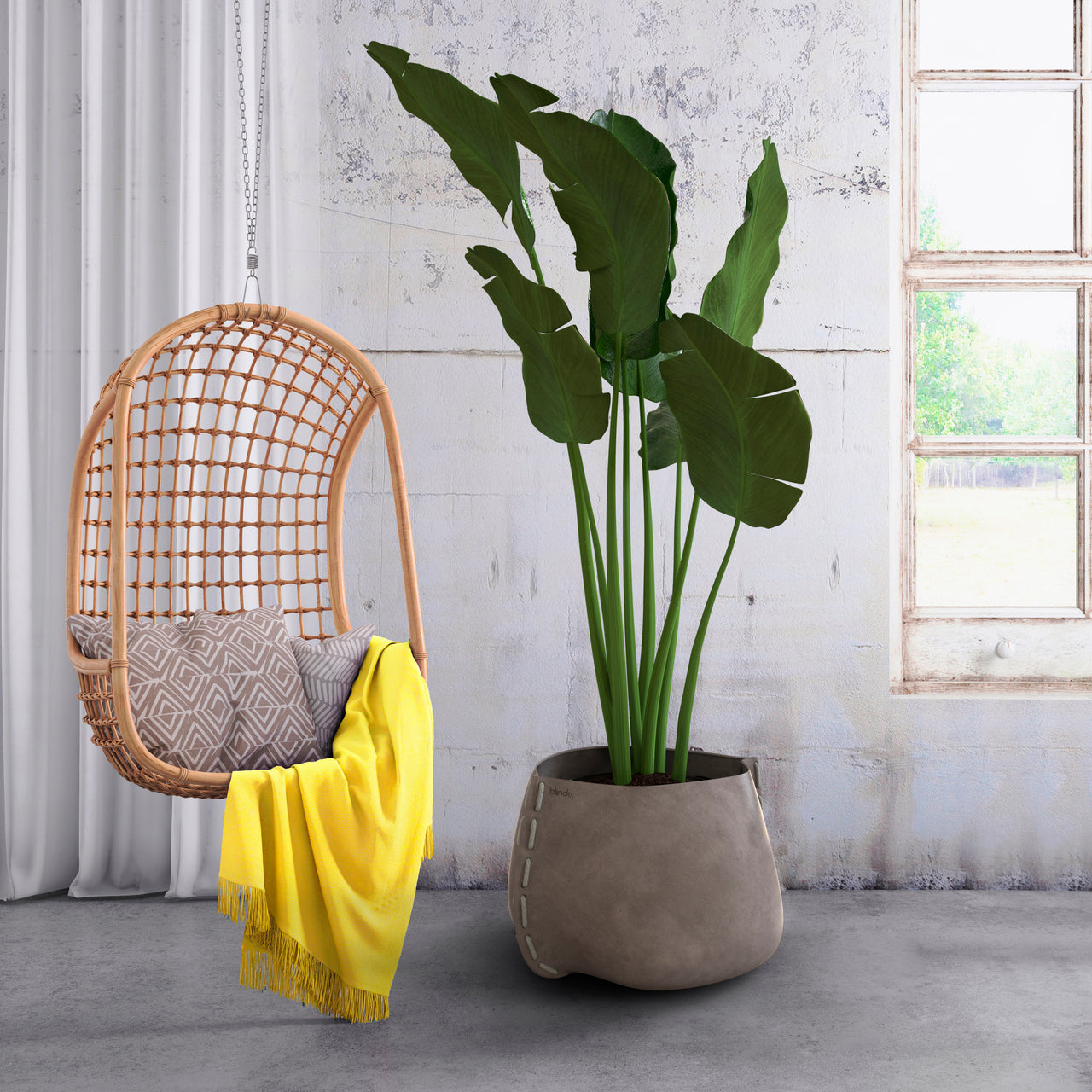 Stitch 75 Concrete Planter